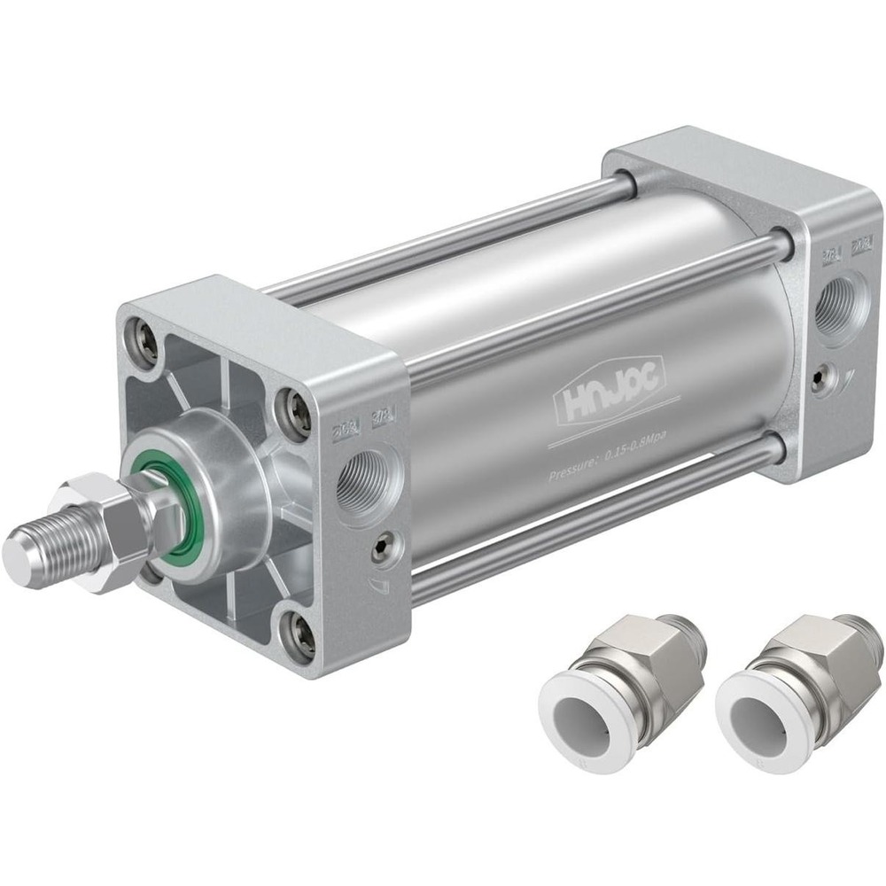 SC100-200 Pneumatic Air Cylinder 100mm Bore 200mm Stroke Double Acting Aluminum